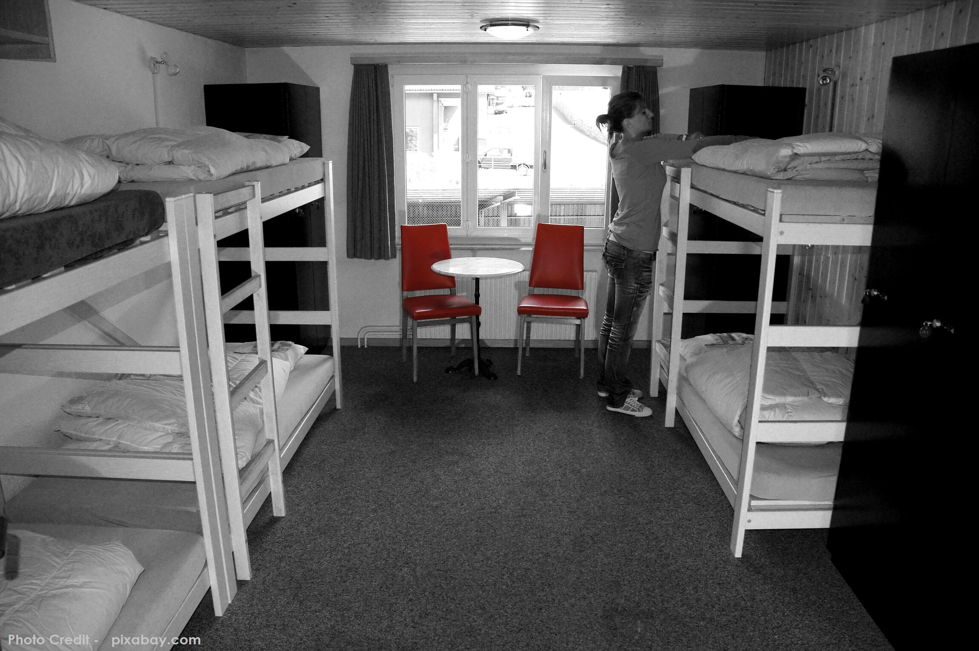 One of the Girls' Hostel Rooms.